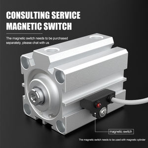 Cylindre pneumatique compact à piston standard de type fin SDA25X10 SDA25X20 SDA25X25 SDA25X30 SDA25X40 SDAD/SDAJ/SDAT/SSA/<span class=keywords><strong>STA</strong></span> - Product Image 2