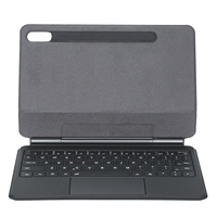 Casing Keyboard Kulit CYKE LED dengan Lampu RGB Magic Touch untuk S9 FE 10.9 inci X510/X516 untuk S9 11 inci X710/X716B/X718U