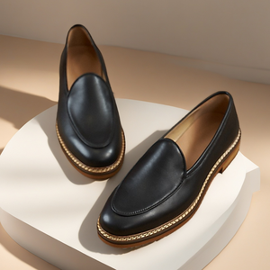 Mocassini Eleganti <span class=keywords><strong>da</strong></span> <span class=keywords><strong>Uomo</strong></span> di Alta Qualità, Scarpe Formali <span class=keywords><strong>da</strong></span> Ufficio, Slip-On, Tinta Unita, Traspiranti per Primavera, Autunno ed Estate, in Vera Pelle - Product Image 3