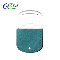Ouvre-bouteille en cuir PU à impression personnalisée Double face par Sublimation