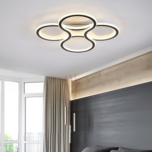 Custom Modern LED Ceiling Lamp Acrylic Cover Aluminum Base Touch Control 6000K Daylight High CRI 90 Minimalist Design 3-Year - Product Image 5