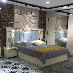 Meubles <span class=keywords><strong>de</strong></span> chambre à coucher <span class=keywords><strong>de</strong></span> taille <span class=keywords><strong>de</strong></span> <span class=keywords><strong>lit</strong></span> double économique <span class=keywords><strong>de</strong></span> <span class=keywords><strong>style</strong></span> <span class=keywords><strong>romantique</strong></span> à la mode ensemble <span class=keywords><strong>de</strong></span> chambre à coucher pour la maison - Product Image 2