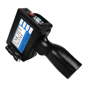 2023 Multi Idioma Hand-held Impressão Data Coder Número do lote Impressora a jato de tinta Portátil Handheld Data de expiração Impressora a jato de tinta