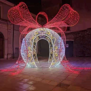 Cây Giáng Sinh Nhân Tạo Khổng Lồ Pvc/Cây Giáng Sinh Đi Bộ Lớn/Đồ Trang Trí Cây Giáng Sinh Bằng Kim Loại - Product Image 2