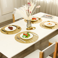 Tapis antidérapant en PVC, décoration pour table de travail, tapis isolant, pour restaurant d'hôtel, pour tasse de café, bureau, sous-verres