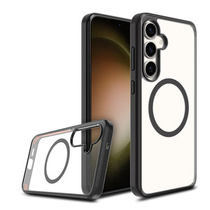 Ốp điện thoại Samsung S25 năm 2024, chất liệu TPU PC TPE trong suốt, chống rơi, tích hợp sạc không dây từ tính, bảo vệ toàn diện. - Product Image 4