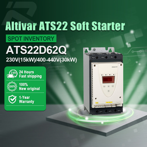 ซอฟต์สตาร์ทเตอร์ ATS22D62Q รุ่นใหม่ สำหรับมอเตอร์แบบอะซิงโครนัส 3 เฟส 230 ถึง 440 โวลต์ 15 ถึง 30 กิโลวัตต์ Altistart 22 ซีรีส์ - Product Image 1