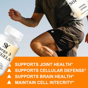 Cápsulas Blandas de Omega 3 de la Mejor Calidad con Ingredientes de Vitamina <span class=keywords><strong>D</strong></span>, Beneficios para la Salud de las Articulaciones y el Corazón para Mujeres y Hombres - Product Image 5