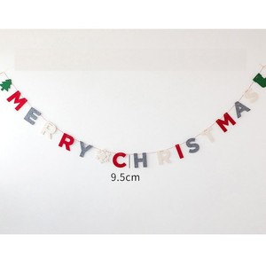 Banderas de bandera de Navidad, banderas de cuerda, adornos navideños - Product Image 4