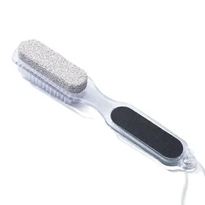 Multifunction 4 In 1 Pedicure Grinding Tool Pumice Stone Dead Skin Remover Brush Foot File With Nail Brush