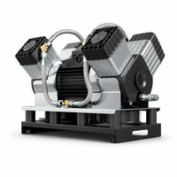 4V-D50-2.2KW-220V/380V Ölfreier Luftkompressor Ladepumpe Kolbentyp Geräuscharm Auto-Reparatur Dekorations-Luftkompressor