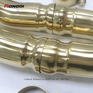 Titanium Exhaust Pipe High Performance Double Valved Exhaust System for BMW S58 M3 G80 M4 G82 Exhaust Catback - Product Image 3