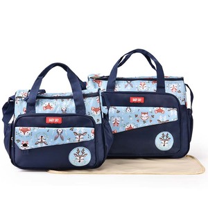 Sac à langer de voyage de grande taille pour maman <span class=keywords><strong>et</strong></span> papa, sac à langer pour bébé garçon ou fille, ensemble de 3 pièces, sac de maman - Product Image 5