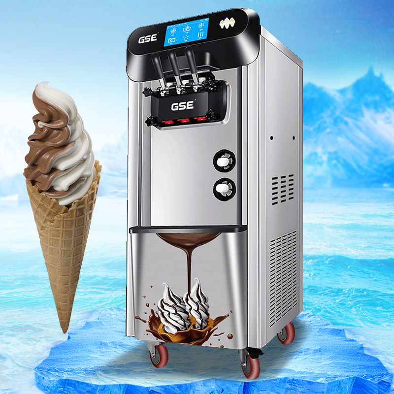 Мягкое мороженое в кофейном магазине по заводской цене