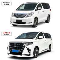 Kit de carrosserie pour pare-chocs avant Toyota Alphard Vellfire ANH20 2008-2014, mise à niveau vers AH40, sans découpe