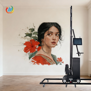 Imprimante murale numérique automatique UV Hanjie avec tête d'impression, garantie 1 an, base intégrée, colonne réglable, livraison gratuite - Product Image 1