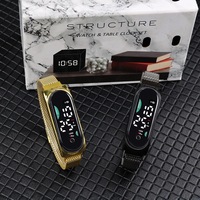 Montre numérique LED électronique neuve d'usine pour homme, femme, enfant, montre de sport, montre en alliage, bracelet de mode