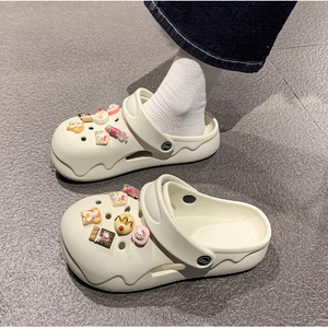 Zuecos de cuero de vaca para hombre de Grado Superior 2025, elegantes zapatillas antideslizantes con cómodas sandalias transpirables para hombre - Product Image 6