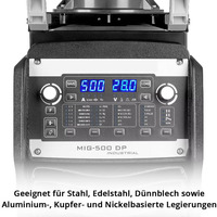 Postes à souder MIG MAG MMA à impulsions simples/doubles 220/400V, machine à souder triphasée pour aluminium et acier Stahl Werk MIG500DP