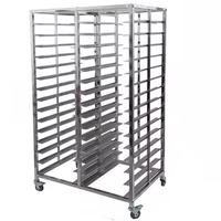 Four rotatif utiliser plusieurs couches en acier inoxydable boulangerie industrielle séchage congélation plateau de nourriture chariot support