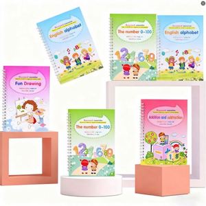 Wholesale Customizable Language Reusable Magic Painting Book, Early Childhood Enlightenment Drawing Book for Learning - Product Image 1