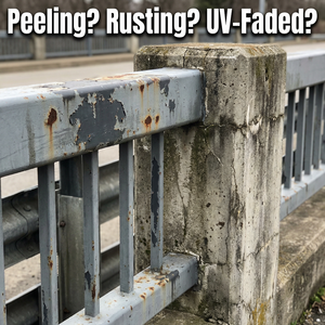 UV Weather Resistant Anti Corrosion Durable Protective <b>Top</b> <b>Coat</b> For Highway Bridge Overpass Metal Guardrail Surface - Product Image 2