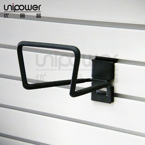 Unipower Slotted <b>Hook</b> Wall Mounted Heavy Duty Powder Coated Clothing Organizer Rectangle Shape - Product Image 1