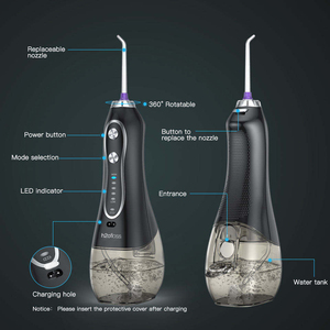 High Quality Electronic Portable Dental Flusher Water Floss Clean Oral <b>Cleaner</b> 5 Mode 5 <b>Spray</b> Head - Product Image 2