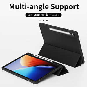 Custodia custodia in morbida TPU per Cover Smart in pelle per Samsung <span class=keywords><strong>Galaxy</strong></span> <span class=keywords><strong>Tab</strong></span> S9 11 pollici supporto per la ricarica della penna - Product Image 4