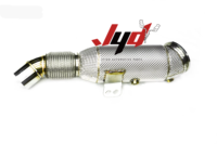 Nuevo Downpipe Catalizado de Alto Rendimiento de 200 Celdas para BMW B58, Downpipe Deportivo de 5 Pulgadas con Catalizador Trasero y Protector Térmico para M140i 550 330i