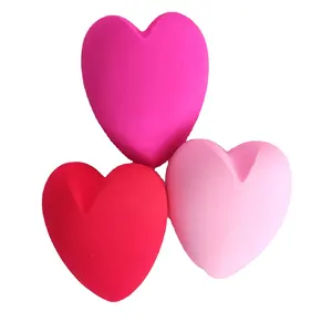 Beauty Sponge Heart Shape Ultra Soft Beauty Makeup Blender Macaron With Travel Makeup Sponge Holder