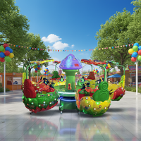 Vente directe d'usine, manège à 6 et 8 places, équipement d'amusement de grande taille, machine de pêche électrique, manèges en plein air pour enfants