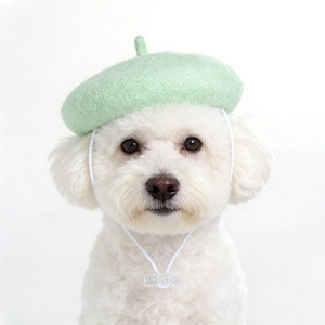 JXANRY <span class=keywords><strong>2026</strong></span> Nuevo Estilo Boina para Mascotas, Perros y Gatos, Disfraz Festivo, Ajustable, de Lana Tweed, Estilo Artista, Múltiples Colores, Todas las Estaciones - Product Image 3