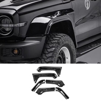 Kit de Molduras para Guardabarros en Negro Shadow para GWM Tank 300, Molduras Originales para el Arco de la Rueda, Accesorios de Modificación Exterior con Clip