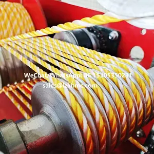 Corda de plástico do processo de fabricação da corda do poliéster