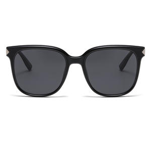 Lunettes de soleil carrées Dl-28227 unisexes, monture en métal, verres TAC UV400, noires, pour usage extérieur - Product Image 4