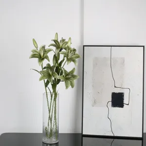 Loto Artificiale Realistico in PU di Piccole Dimensioni, 3 Colori, Effetto Tocco Reale, per Matrimoni, Ringraziamento, Natale, Laurea, Festa della Mamma, Pasqua - Product Image 5