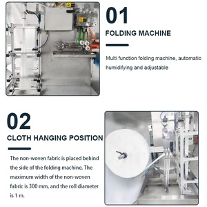 Đầy đủ tự động 5-30 cái/gói ướt khăn lau máy làm mô lau máy - Product Image 5