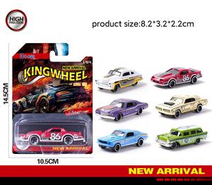 Mini Carros Deportivos de Rápido y Furioso a Escala 1/64, Miniaturas de Aleación, Auto de Carreras de Juguete Fundido a Presión con Conjunto de Pista para Niños - Product Image 2