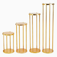 Support de décoration de mariage en métal détachable, colonne florale haute pour allée de cérémonie, centre de table pour banquets et fêtes
