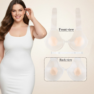 Reggiseno Adesivo Invisilift in Silicone per Sollevamento del <span class=keywords><strong>Seno</strong></span>, Comodo Push-Up Senza Ferretto e Senza Schienale, Sottile e Senza Cuciture - Product Image 1