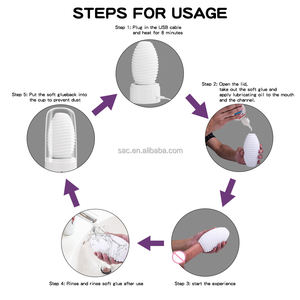 Sacknove <span class=keywords><strong>Best</strong></span> Verkopende Verwarming Usb Elektronische <span class=keywords><strong>Penis</strong></span> Sporter Spiraal Clip Sterke Zuignap Volwassen Seksspeeltje Mannelijke Masturbator - Product Image 6