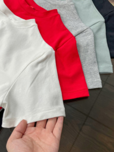 T-shirt attillata da <span class=keywords><strong>donna</strong></span> in cotone cinque colori stile YUNCHI Kim - Product Image 5