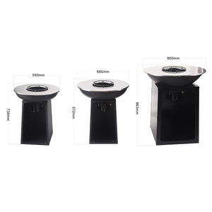 Brasero multifunción de 26 pulgadas para exteriores, hoguera de leñ<span class=keywords><strong>a</strong></span> para acampar con parrilla para barbacoa, Brasero, Plancha Plat - Product Image 3