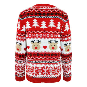 Christmas Sweaters Funny Jumper Reindeer Snowflake Sweater Long Sleeve Jumpers <strong>Xmas</strong> Crew Neck Knitted Pullover Winter <strong>for</strong> <strong>Women</strong> - Product Image 6