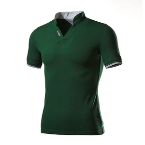 Nueva tendencia de moda ropa de Golf cuello camisa pulóver Polo camisa <span class=keywords><strong>para</strong></span> hombres Logo bordado personalizado T269 - Product Image 1