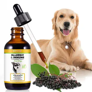 Oimmal Natural Pet Vitamin Supplement Boost Immunity Support Healthy Skin Aid Digestion Liquid Allergy And Immune Drops For Dogs