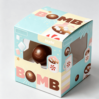 Boîte cadeau de Noël au design unique du fabricant pour chocolat chaud et bombes au chocolat en papier