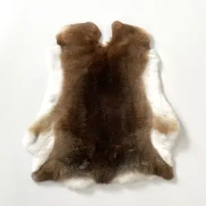 Piel de conejo Rex Real de alta calidad, piel de conejo Rex Natural con precio de fábrica