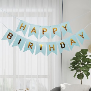 ธงกระดาษปรับแต่งได้สำหรับงานวันเกิด - ขนาดและดีไซน์ตามสั่ง ของตกแต่งสุขสันต์วันเกิด - Product Image 5